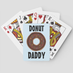CARTES DE JEU DE DONUT PAPA