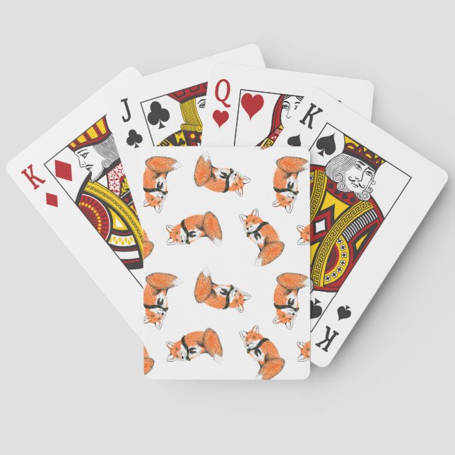 Cartes de jeu de Fox (dos)