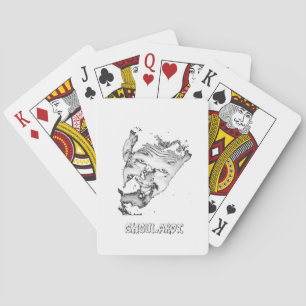 Cartes de jeu de Ghoulardi (noir/blanc), tisonnier
