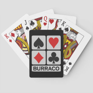 Cartes de jeu de joueur de Burraco