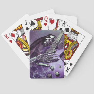 Cartes de jeu de la guitare de la faucheuse
