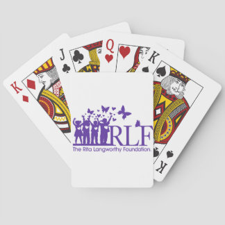 Cartes de jeu de logo de RLF, visages standard