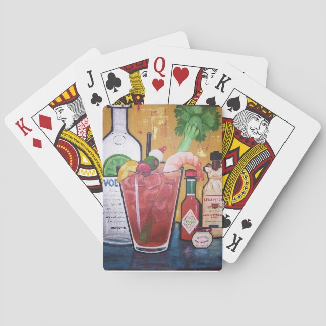 Cartes de jeu de Mary sanglante (dos)