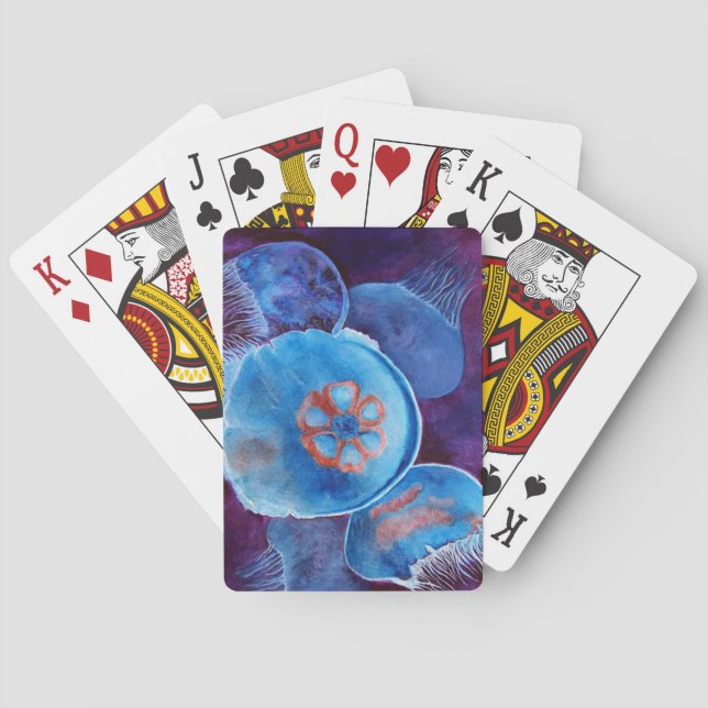 Cartes de jeu de méduses (dos)