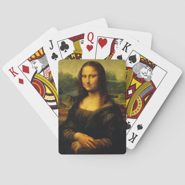 Cartes de jeu de Mona Lisa (dos)