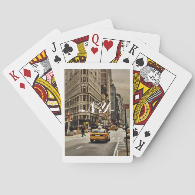 Cartes de jeu de New York (dos)