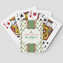 Cartes de Jeu de Noël - Personnalisées -Ajouter un