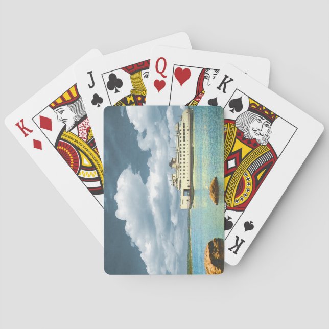 Cartes de jeu de paquebot de Martha's Vineyard (dos)