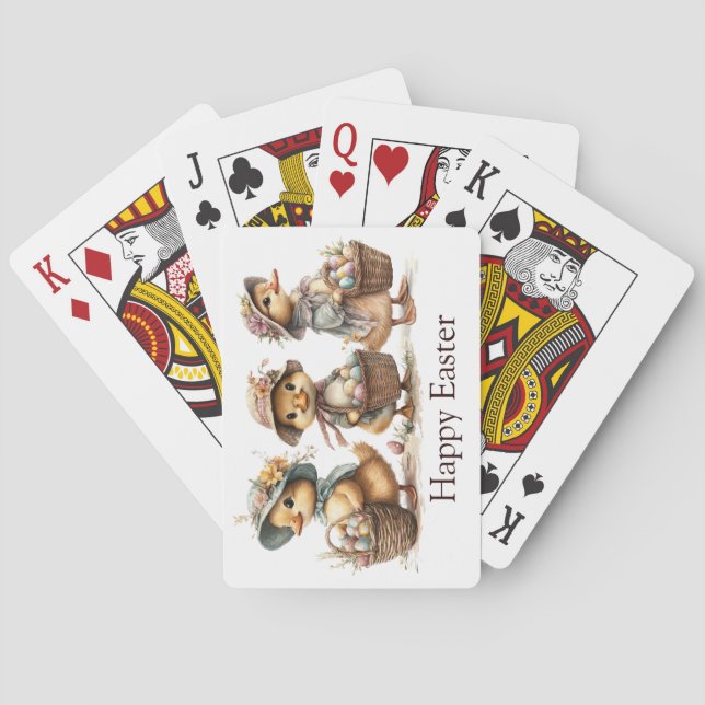 Cartes de jeu de Pâques (dos)