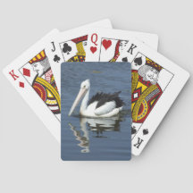 Cartes de jeu de pélican