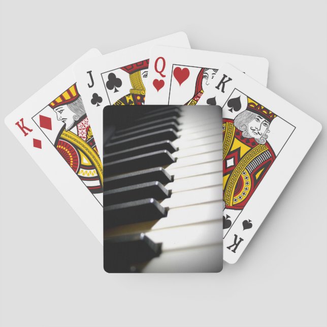 cartes de jeu de piano (dos)