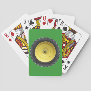 Cartes de jeu de pneu de tracteur