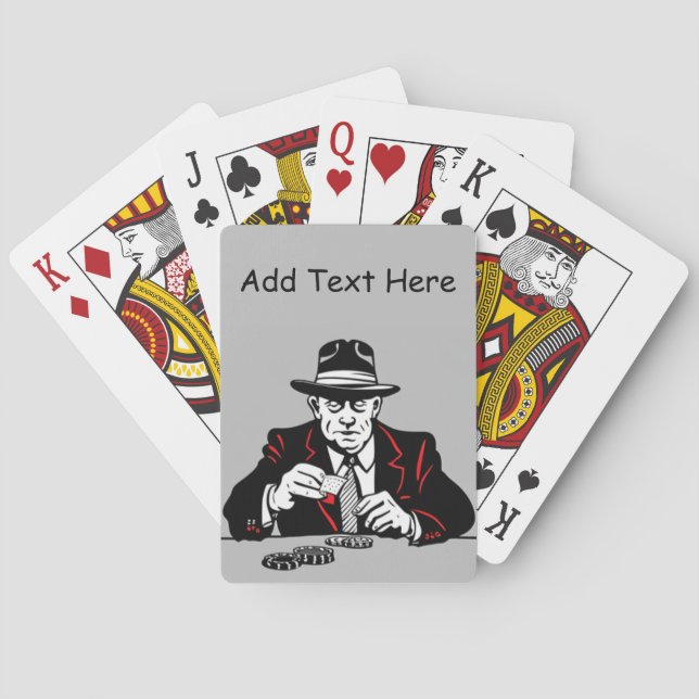 Cartes de jeu de poker personnalisées (dos)