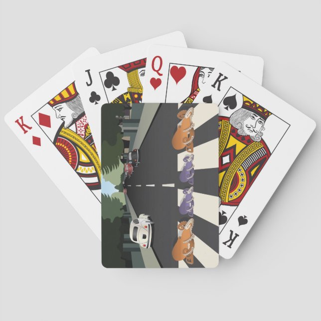 Cartes de jeu de poulpe (dos)