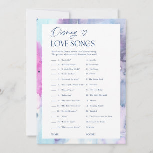 Cartes de jeu de quiz de chansons de film pour une