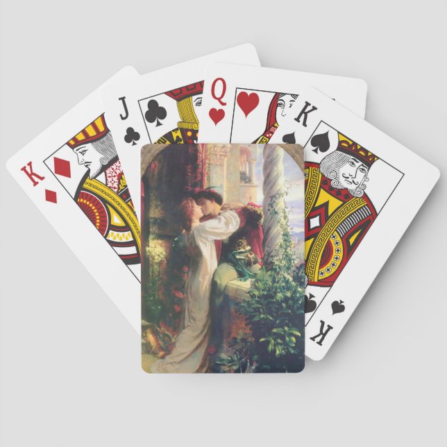 Cartes de jeu de Romeo et de Juliet (dos)