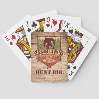 Cartes de jeu de Sasquatch Outfitter Company