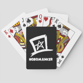 Cartes de jeu de signe de clochard de Hobomancer