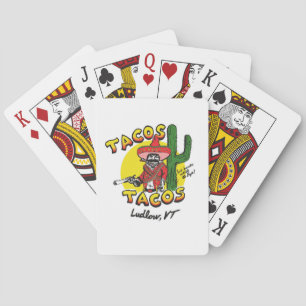 Cartes de jeu de tacos de tacos