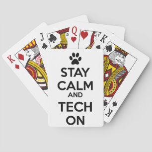 cartes de jeu de technologie de vétérinaire