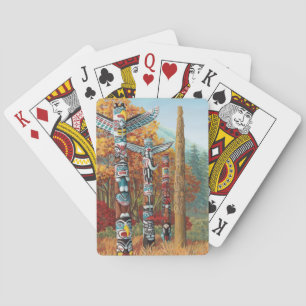 Cartes de jeu de Vancouver Cartes de totem