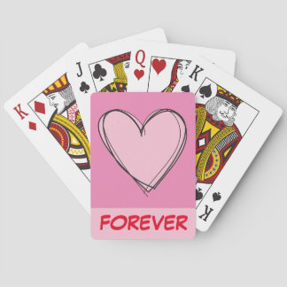 Cartes de jeu de vélo HEART