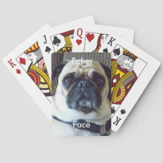 Cartes de jeu de "visage de tisonnier" de yogi