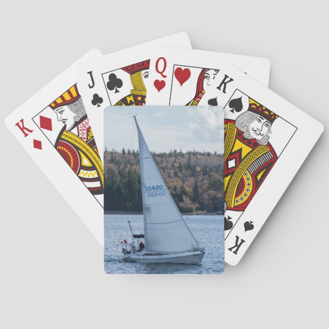 Cartes de jeu de voilier (dos)