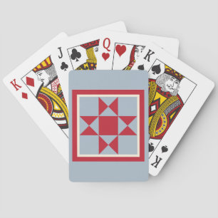 Cartes de jeu d'édredon - l'étoile de l'Ohio