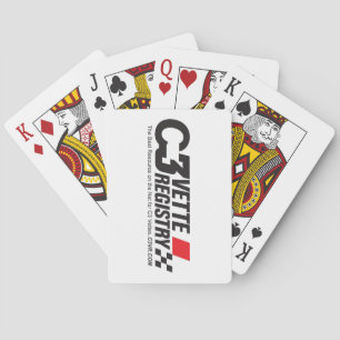Cartes de jeu d'enregistrement de C3 Vette