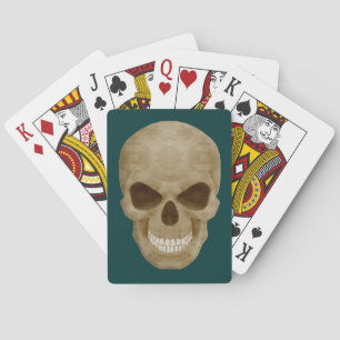Cartes de jeu du crâne du camouflage