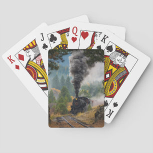Cartes de jeu du moteur à vapeur noir