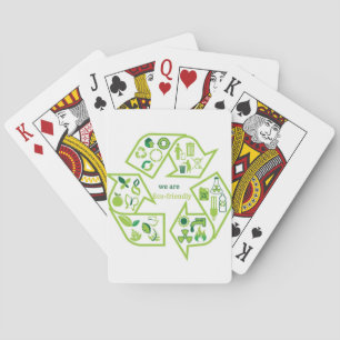 Cartes de jeu écologiques écologiques