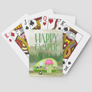 Cartes de jeu extérieures de campeur