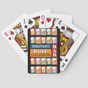 Cartes de jeu faites sur commande de monogramme