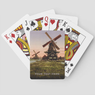 Cartes de jeu faites sur commande de moulins à