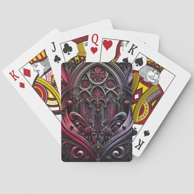 Cartes de Jeu Gothique - Design de Deck Unique (dos)