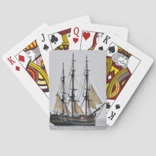 Cartes de jeu grandes de bateau