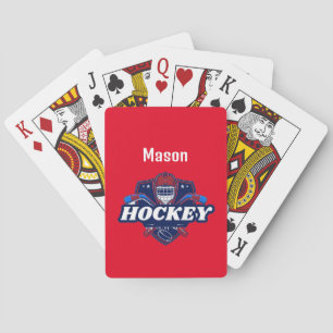 Cartes de jeu Hockey Gear - Personnalisé -Ajouter