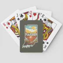 Cartes de jeu Indiana Wander - Vert