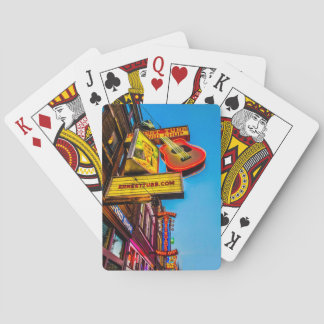 Cartes de jeu inférieures de photo de Nashville