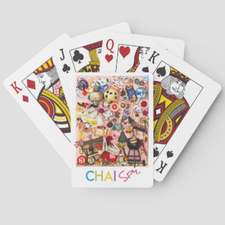 Cartes de jeu juives de nourriture