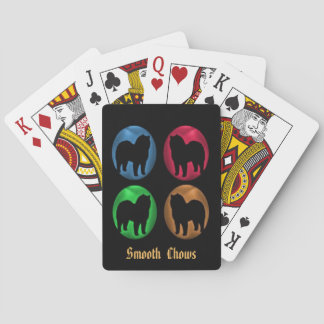 Cartes de jeu lisses de bouffe