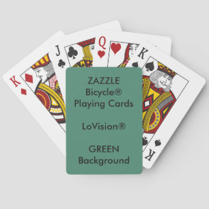 Cartes de jeu LoVision® pour Vélo® Personnalisé VE