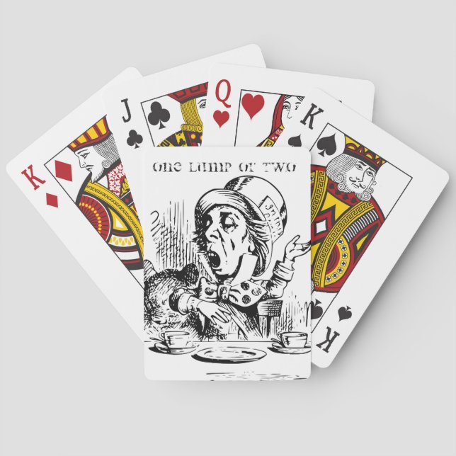 Cartes De Jeu Mad Hatter (dos)