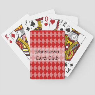 Cartes de jeu - Motif de diamant deux tondes