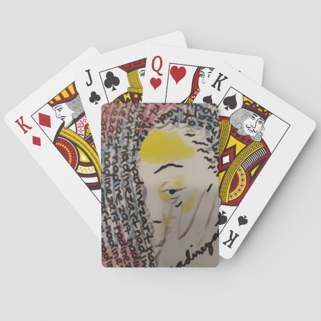 Cartes de jeu Nadinezart tressées (dos)