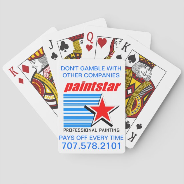 Cartes de jeu officielles Paintstar (dos)