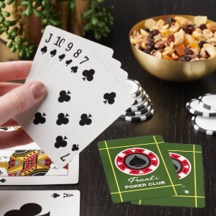 Cartes de jeu personnalisées avec conception de je