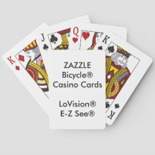 Cartes de jeu personnalisées Bicycle® Casino LoVis